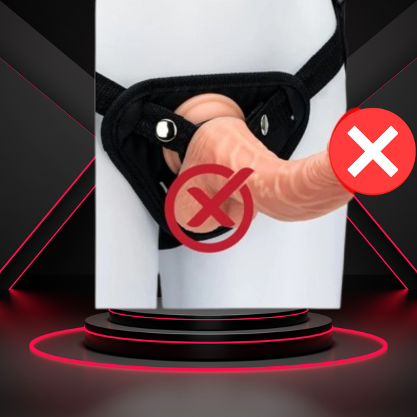 9 inch Dildo with belt, Random color (Skin or brown)