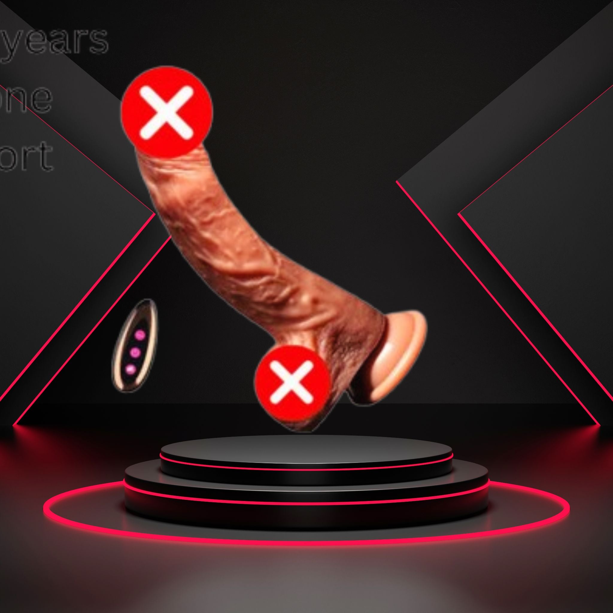 9 Inch Remote control Dildo With Vibrator