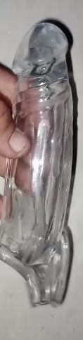 6 inch Double hole Crystal sleeve(condom)(Limited time discount Offer)